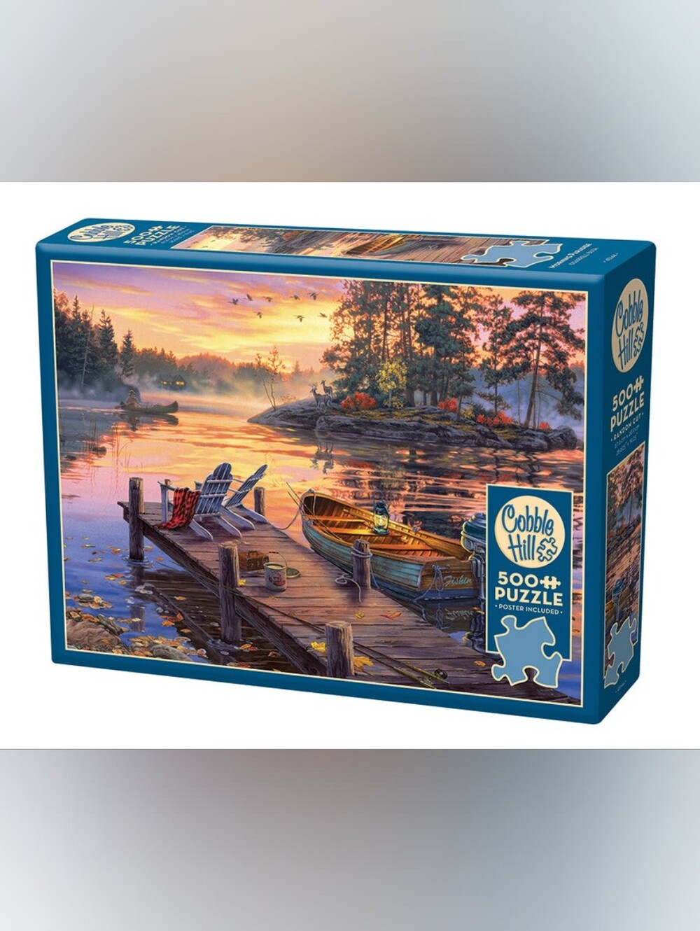 🧩 Rare Retired Cobble Hill Evening Quiet 500 Piece Jigsaw Puzzle Rare Retired